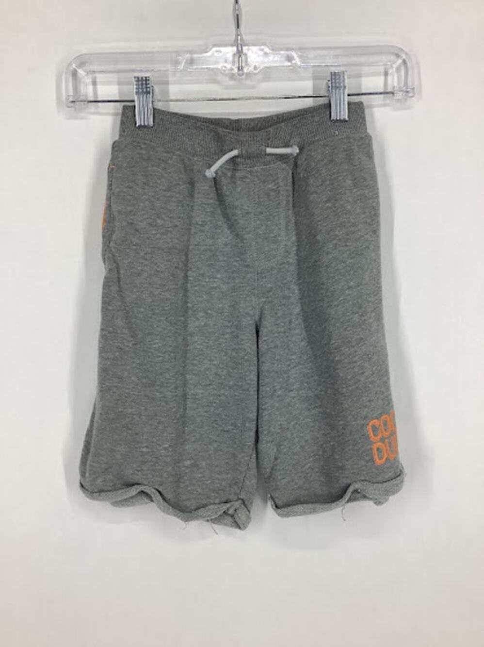 365 Kids Both Gray Graphic Athletic Sweat Basketball Shorts Kids Youth Size 8